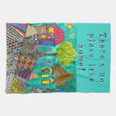 Cute Er is geen plek zoals Home Kitchen Towel Theedoek (Horizontaal)