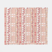Cute Ermijnen Fleece Blanket (Voorkant (Horizontaal))