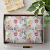 Cute Esater bunny basket tissue Tissuepapier (Geschenk)