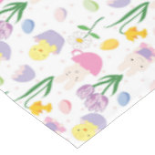 Cute Esater Bunny en chicks Holiday tablecloth Tafelkleed (Gekanteld)