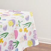 Cute Esater Bunny en chicks Holiday tablecloth Tafelkleed (Voorbeeld)