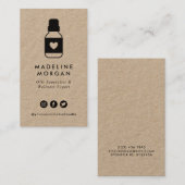 Cute Essential Oils Specialist Social Media Visitekaartje (Voorkant / Achterkant)
