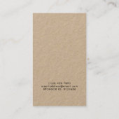 Cute Essential Oils Specialist Social Media Visitekaartje (Achterkant)