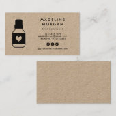 Cute Essential Oils Specialist Social Media Visitekaartje (Voorkant / Achterkant)