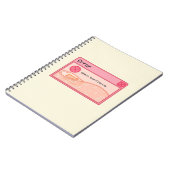 Cute esthetic pastel roze notitieboek (foutbericht (Linkerzijde)