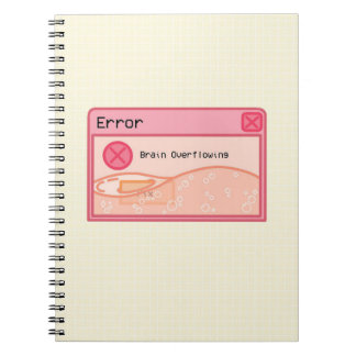 Cute esthetic pastel roze notitieboek (foutbericht