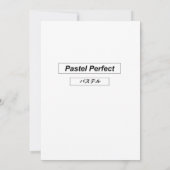 Cute esthetic pastelroze kaart (foutbericht) (Achterkant)