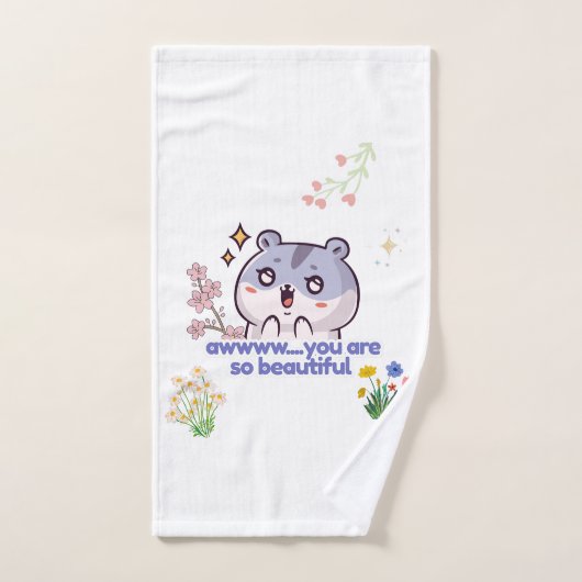 Cute Esthetische Hamster Handdoek (Handdoek)