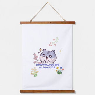 Cute Esthetische Hamster Wand Tapijt Hangend Wandkleed