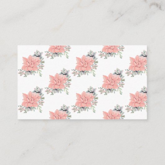 Cute Eucalyptus Succulent Greenery Book for Baby Informatiekaartje (Achterkant)