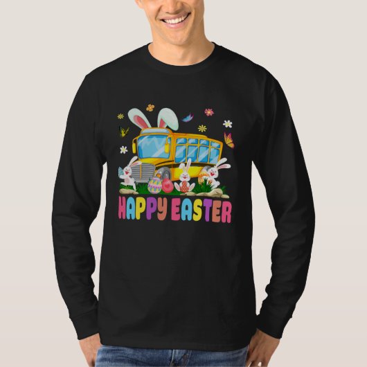 Cute Every Bunny s Favorite School Bus Driver Happ T-shirt (Voorkant)