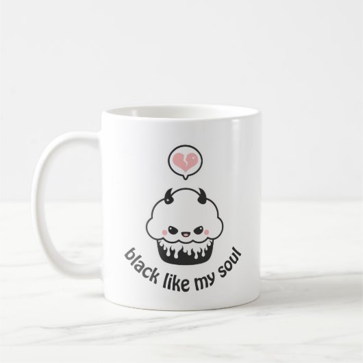 Cute Evil Cupcake Koffiemok (Links)