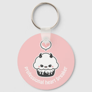 Cute Evil Cupcake Sleutelhanger
