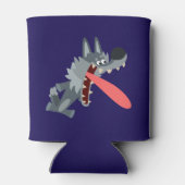 Cute Excous Cartoon Wolf kan koeler fluiten (Achterkant)