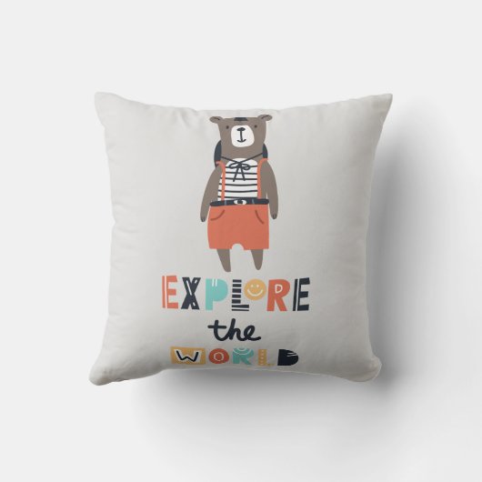 Cute Expling Beer Kussen (Achterkant)