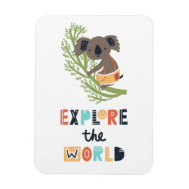 Cute Expling Koala Magneet