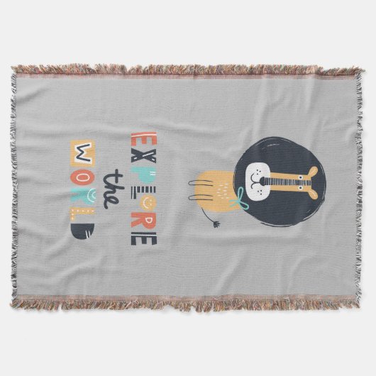 Cute Expling Lion Kinder Deken (Voorkant)