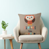Cute Expling Owl Kussen (Stoel)