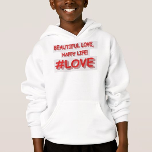 Cute Expression Design "BEAUTIFUL LOVE". Bestel nu (Voorkant)
