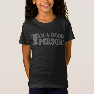Cute Expression Design "GOOD PERSON" Nu kopen T-shirt