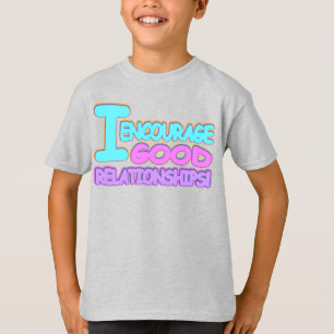 Cute Expression Design GOOD RELATIES. Bestel nu T-shirt