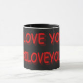Cute Expression Design "Ik hou van je!". Bestel nu Mok (Midden)