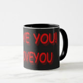 Cute Expression Design "Ik hou van je!". Bestel nu Mok (Voorkant rechts)