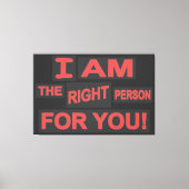 Cute Expression Design "Love Life". Bestel nu Canvas Afdruk (Voorkant)