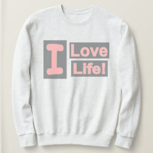 Cute Expression Design "Love Life". Bestel nu Trui