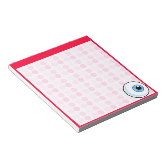 Cute Eyeball Notitieblok (Schuin)