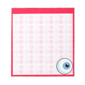 Cute Eyeball Notitieblok (Voorkant)