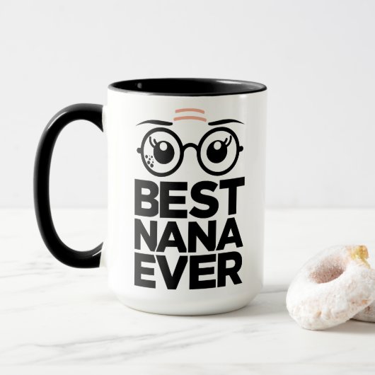 Cute Eyeglasses Grandma - Best Nana Ever Nana Mok (Met donut)