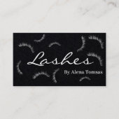 Cute Eyelash Extensions Makeup Artist Lash Bar Visitekaartje (Voorkant)