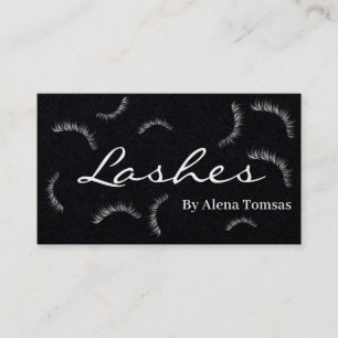 Cute Eyelash Extensions Makeup Artist Lash Bar Visitekaartje