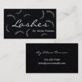 Cute Eyelash Extensions Makeup Artist Lash Bar Visitekaartje (Voorkant / Achterkant)