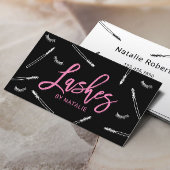 Cute Eyelash Extensions Makeup Artist Lash Bar Visitekaartje