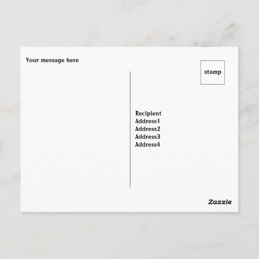 Cute Ezel Bedankt Kaart (Achterkant)