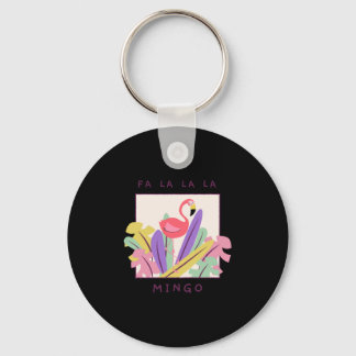Cute Fa La La La Mingo Kerstmis Falala Snow Flamin Sleutelhanger