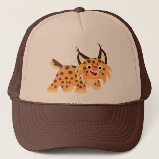 Cute Facetious Cartoon Bobcat Pet
