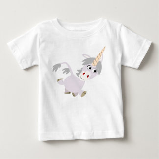 Cute Facetious Cartoon Unicorn Baby T-Shirt