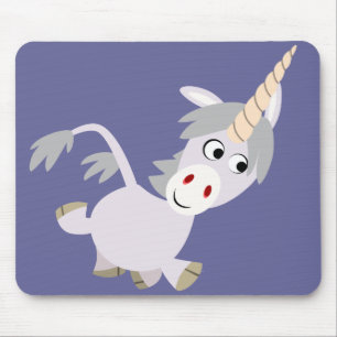 Cute Facetious Cartoon Unicorn Mousepad Muismat