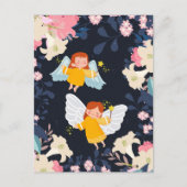 Cute Fairies Feestdagenkaart (Voorkant)