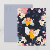 Cute Fairies Holiday Briefkaart (Voorkant / Achterkant)