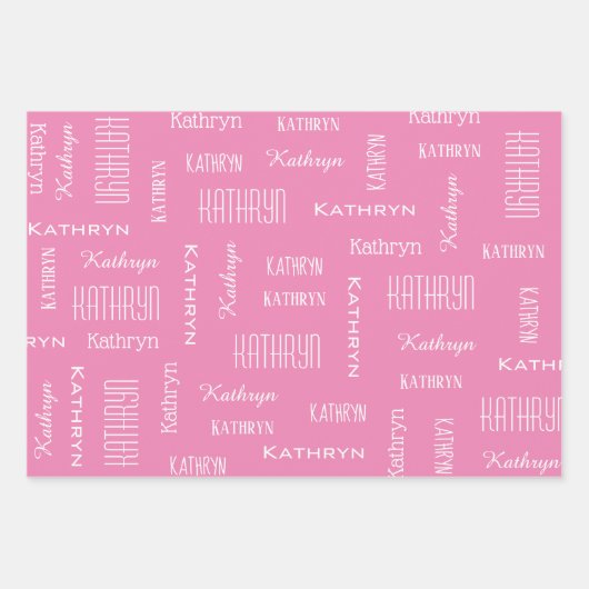 Cute Fairies Personalized Inpakpapier Vel (Voorkant 3)