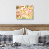 Cute Fairy Best Friends Fantasy Artwork Canvas Afdruk (Insitu (Slaapkamer))