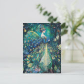 Cute Fairy Briefkaart (Staand voorkant)