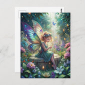 Cute Fairy Briefkaart (Voorkant / Achterkant)