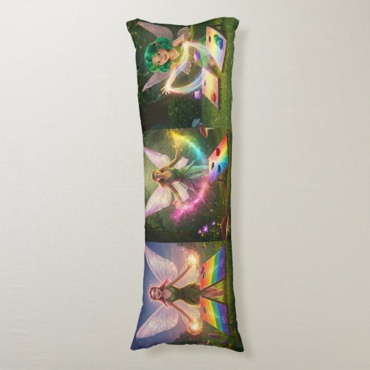 Cute Fairy Bruidsjurk Lichaamskussen (Voorkant Verticaal)