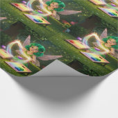 Cute Fairy Bruiloft Feest Cadeaupapier (Hoek)