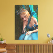 Cute Fairy Canvas Afdruk (Insitu (Woonkamer))